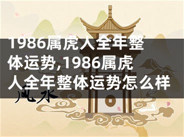 1986属虎人全年整体运势,1986属虎人全年整体运势怎么样