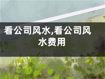 看公司风水,看公司风水费用