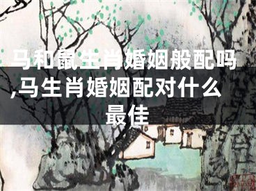 马和鼠生肖婚姻般配吗,马生肖婚姻配对什么最佳