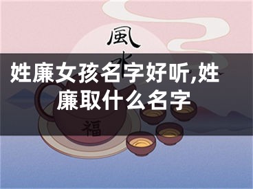 姓廉女孩名字好听,姓廉取什么名字