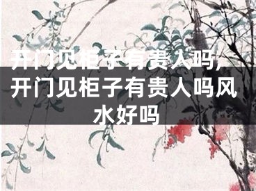 开门见柜子有贵人吗,开门见柜子有贵人吗风水好吗