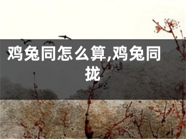 鸡兔同怎么算,鸡兔同拢