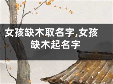 女孩缺木取名字,女孩缺木起名字
