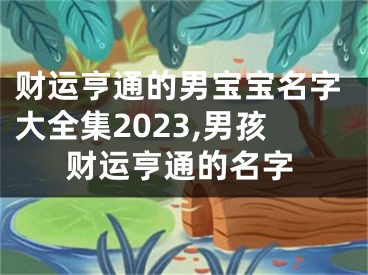 财运亨通的男宝宝名字大全集2023,男孩财运亨通的名字