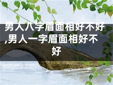 男人八字眉面相好不好,男人一字眉面相好不好