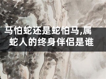 马怕蛇还是蛇怕马,属蛇人的终身伴侣是谁