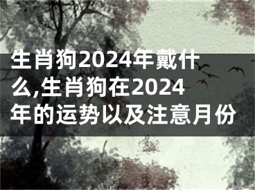 生肖狗2024年戴什么,生肖狗在2024年的运势以及注意月份