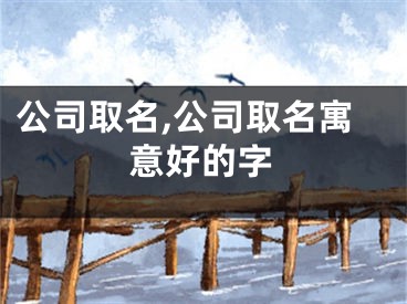 公司取名,公司取名寓意好的字