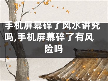 手机屏幕碎了风水讲究吗,手机屏幕碎了有风险吗