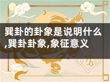 巽卦的卦象是说明什么,巽卦卦象,象征意义