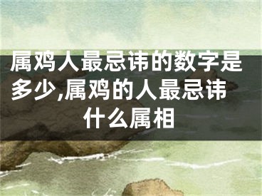 属鸡人最忌讳的数字是多少,属鸡的人最忌讳什么属相