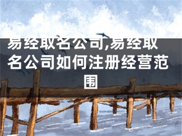 易经取名公司,易经取名公司如何注册经营范围