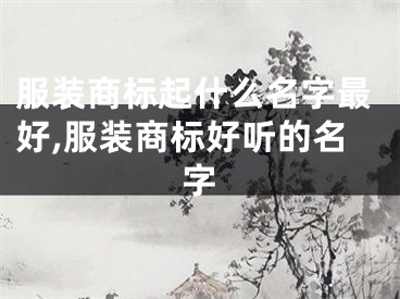 服装商标起什么名字最好,服装商标好听的名字
