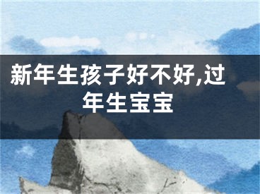 新年生孩子好不好,过年生宝宝