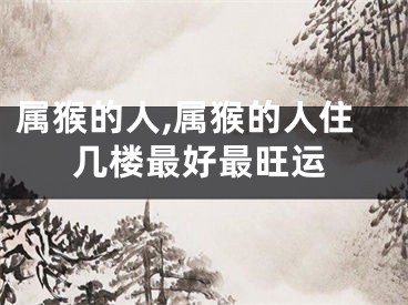 属猴的人,属猴的人住几楼最好最旺运