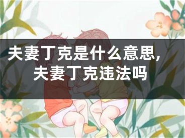 夫妻丁克是什么意思,夫妻丁克违法吗