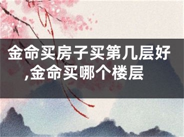金命买房子买第几层好,金命买哪个楼层