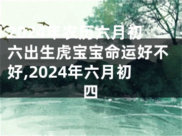 2024年农历六月初六出生虎宝宝命运好不好,2024年六月初四