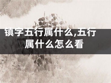 镇字五行属什么,五行属什么怎么看