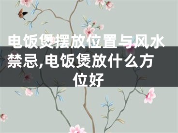电饭煲摆放位置与风水禁忌,电饭煲放什么方位好