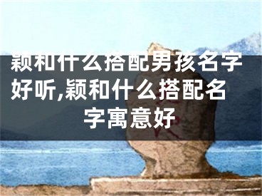 颖和什么搭配男孩名字好听,颖和什么搭配名字寓意好