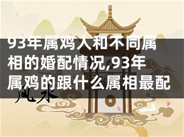 93年属鸡人和不同属相的婚配情况,93年属鸡的跟什么属相最配