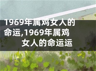 1969年属鸡女人的命运,1969年属鸡女人的命运运