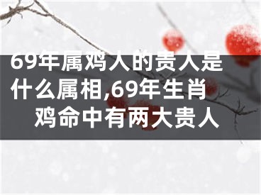 69年属鸡人的贵人是什么属相,69年生肖鸡命中有两大贵人