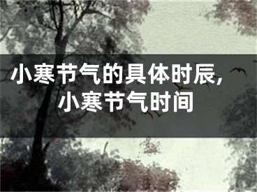 小寒节气的具体时辰,小寒节气时间