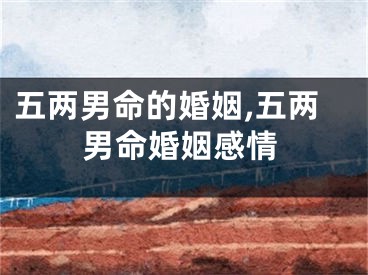 五两男命的婚姻,五两男命婚姻感情