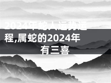 2024年蛇人运势运程,属蛇的2024年有三喜