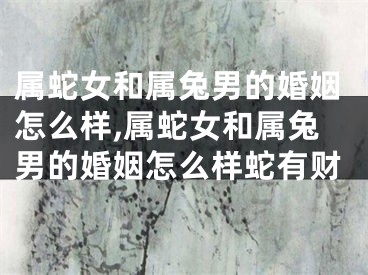 属蛇女和属兔男的婚姻怎么样,属蛇女和属兔男的婚姻怎么样蛇有财