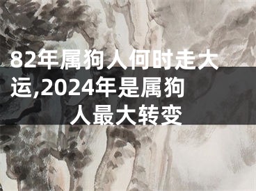 82年属狗人何时走大运,2024年是属狗人最大转变