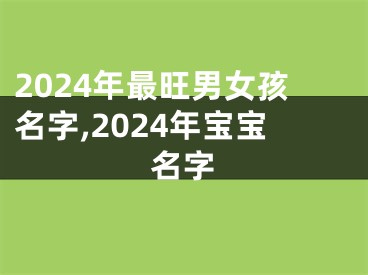 2024年最旺男女孩名字,2024年宝宝名字