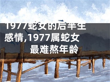 1977蛇女的后半生感情,1977属蛇女最难熬年龄