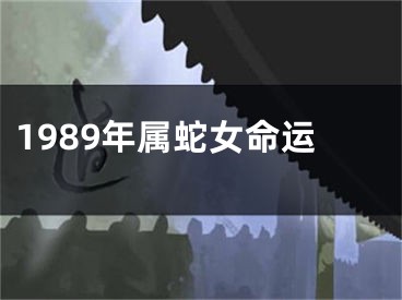 1989年属蛇女命运