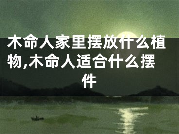 木命人家里摆放什么植物,木命人适合什么摆件
