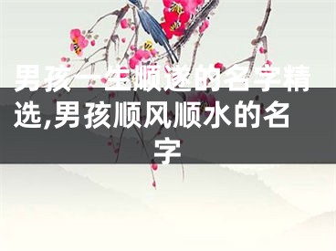 男孩一生顺遂的名字精选,男孩顺风顺水的名字
