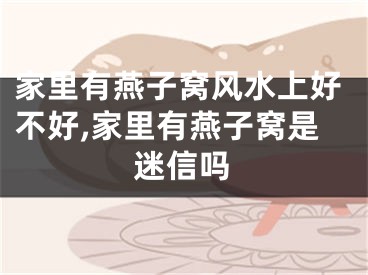 家里有燕子窝风水上好不好,家里有燕子窝是迷信吗