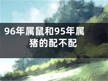 96年属鼠和95年属猪的配不配