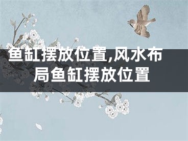 鱼缸摆放位置,风水布局鱼缸摆放位置