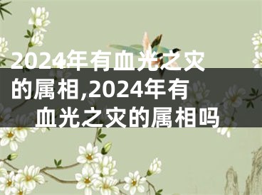2024年有血光之灾的属相,2024年有血光之灾的属相吗