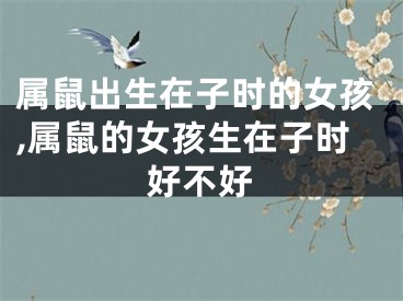 属鼠出生在子时的女孩,属鼠的女孩生在子时好不好
