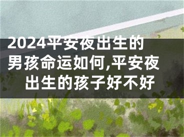 2024平安夜出生的男孩命运如何,平安夜出生的孩子好不好