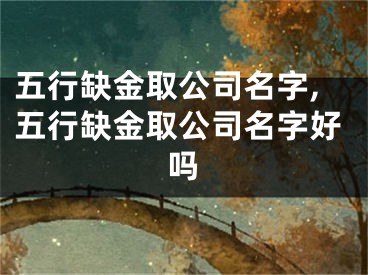 五行缺金取公司名字,五行缺金取公司名字好吗