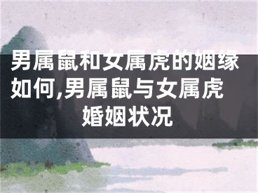 男属鼠和女属虎的姻缘如何,男属鼠与女属虎婚姻状况