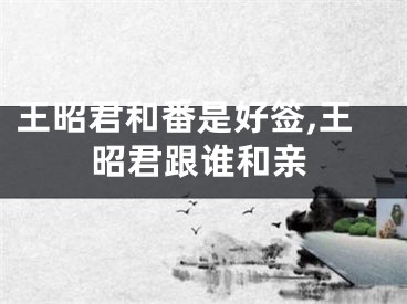 王昭君和番是好签,王昭君跟谁和亲