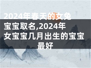 2024年春天的女兔宝宝取名,2024年女宝宝几月出生的宝宝最好