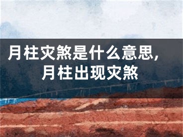 月柱灾煞是什么意思,月柱出现灾煞