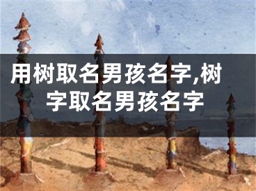 用树取名男孩名字,树字取名男孩名字